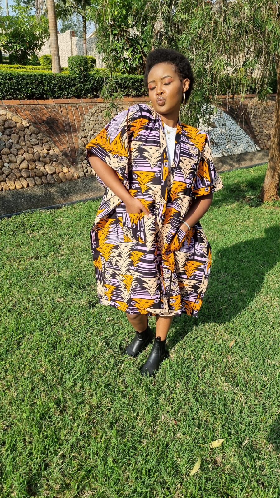 African print kimono | Asili Atelier