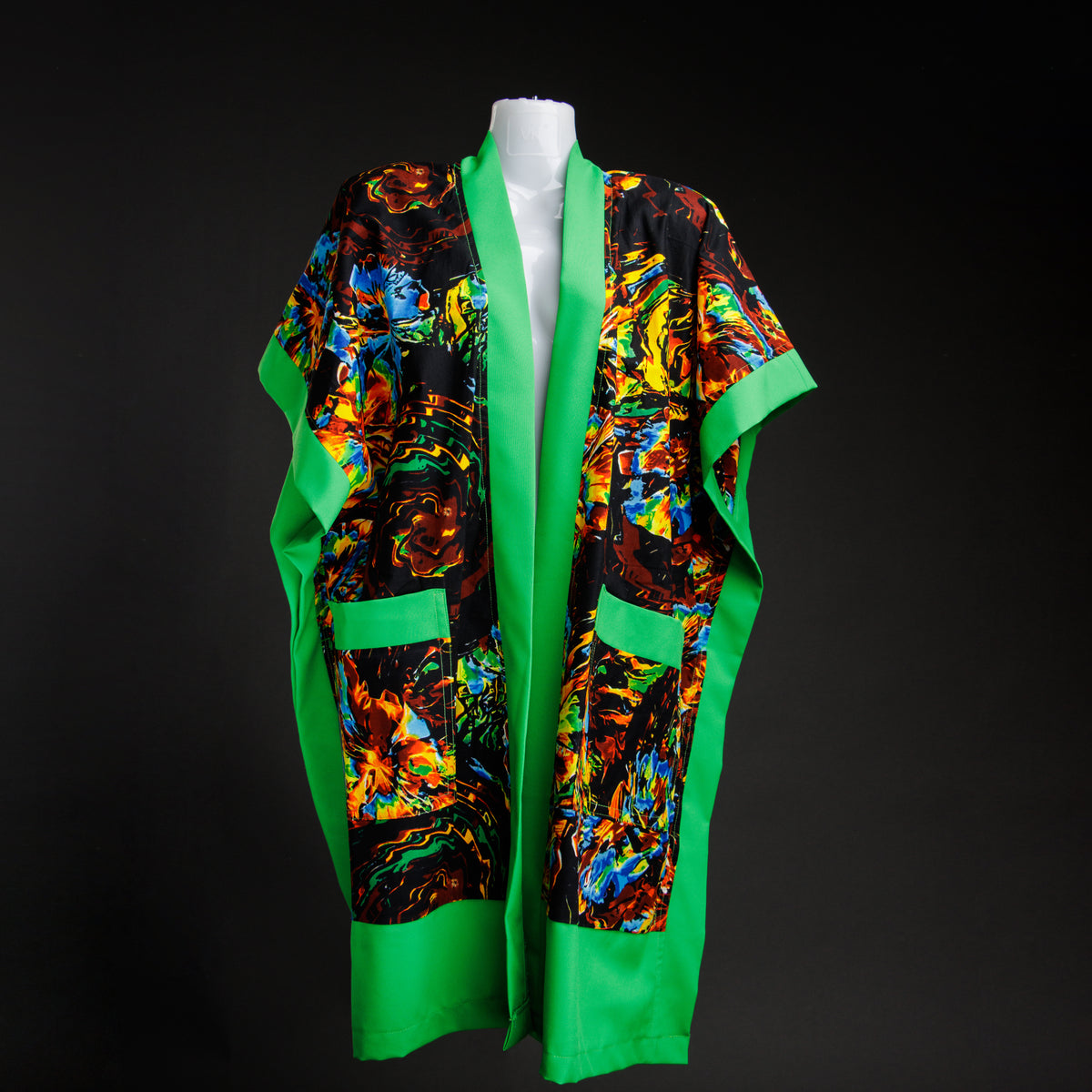 kimono ankara gown | Asili Atelier