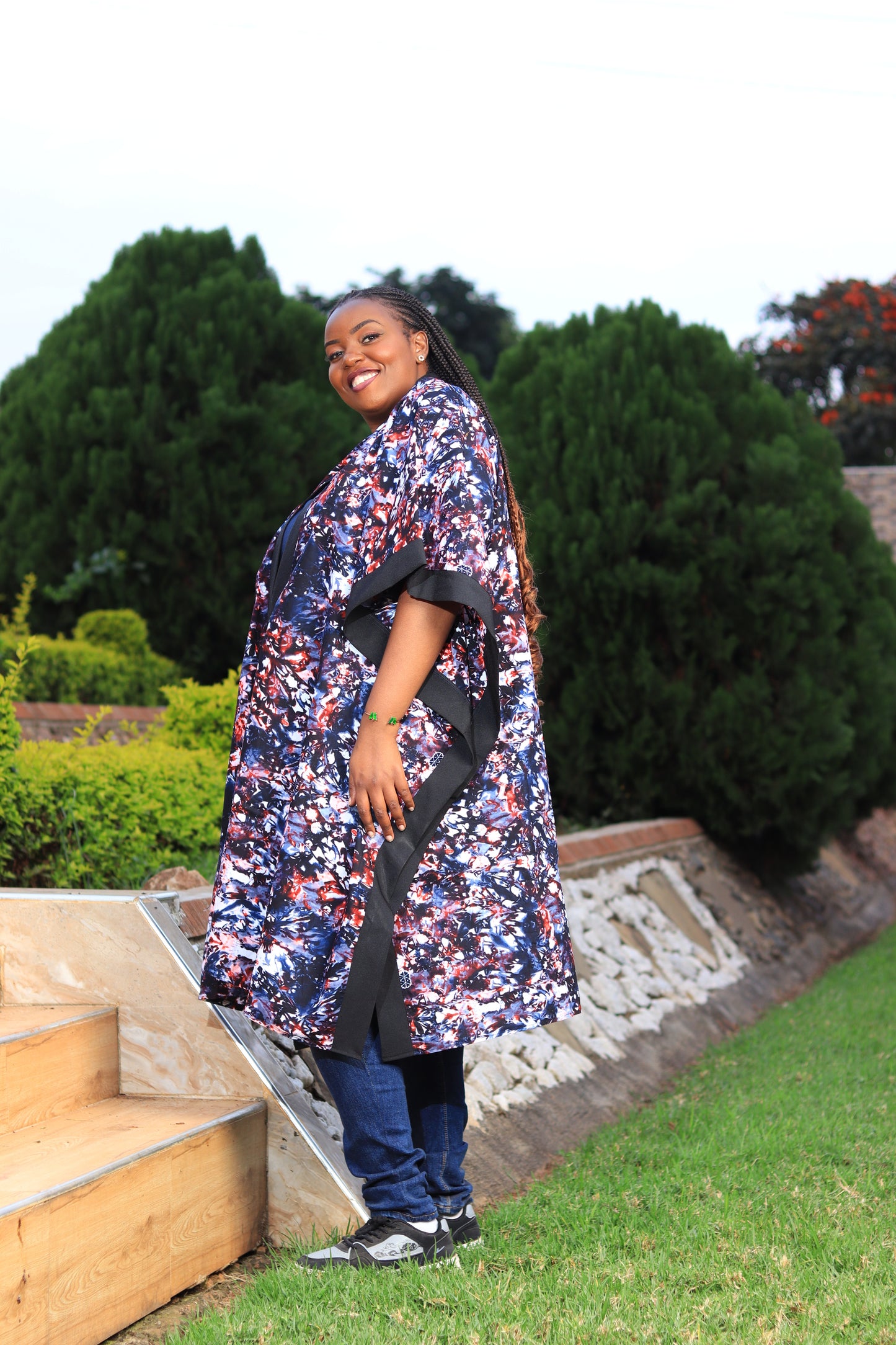 African Blossom kimono | Asili Atelier 