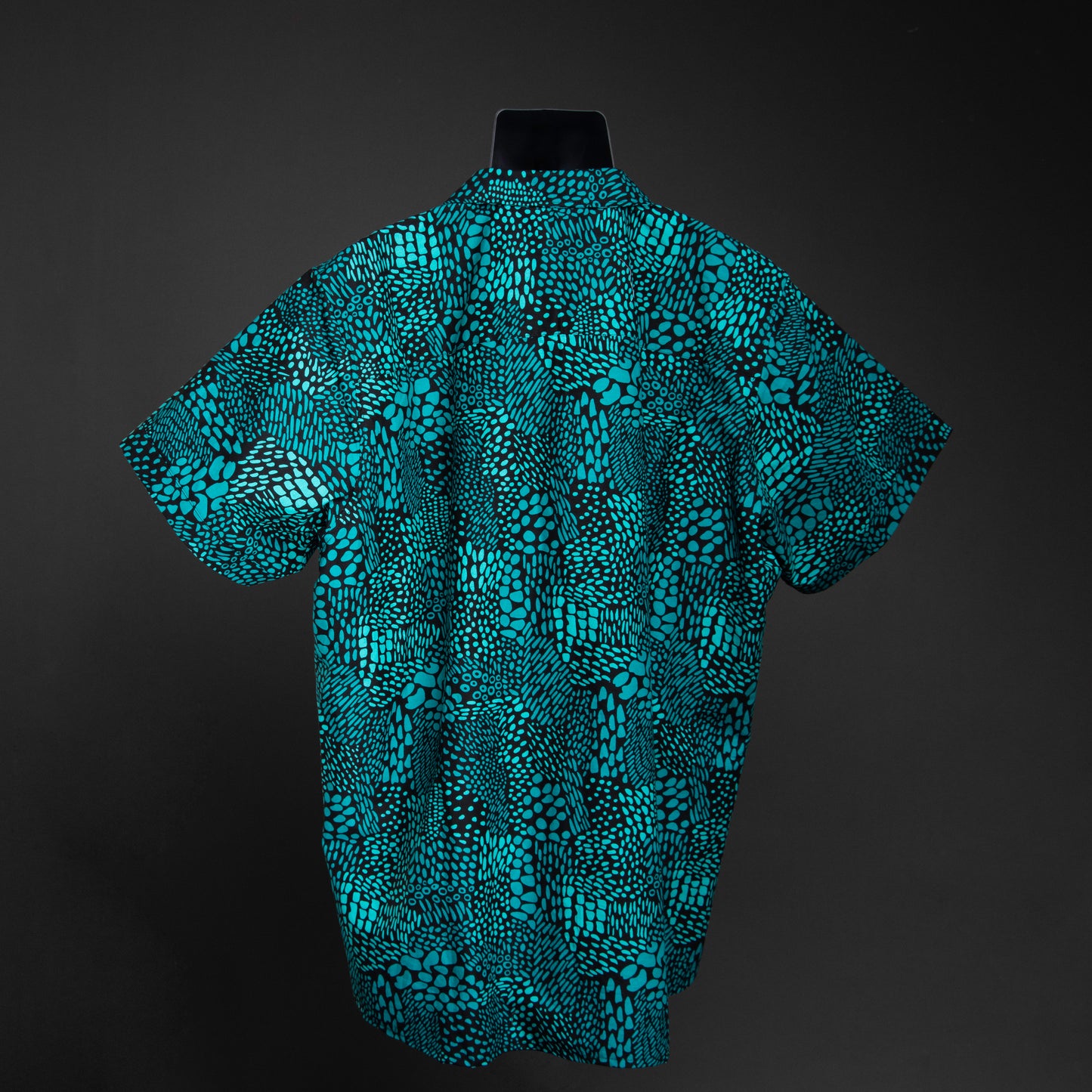 Blue Ankara Shirt | Asili Atelier 