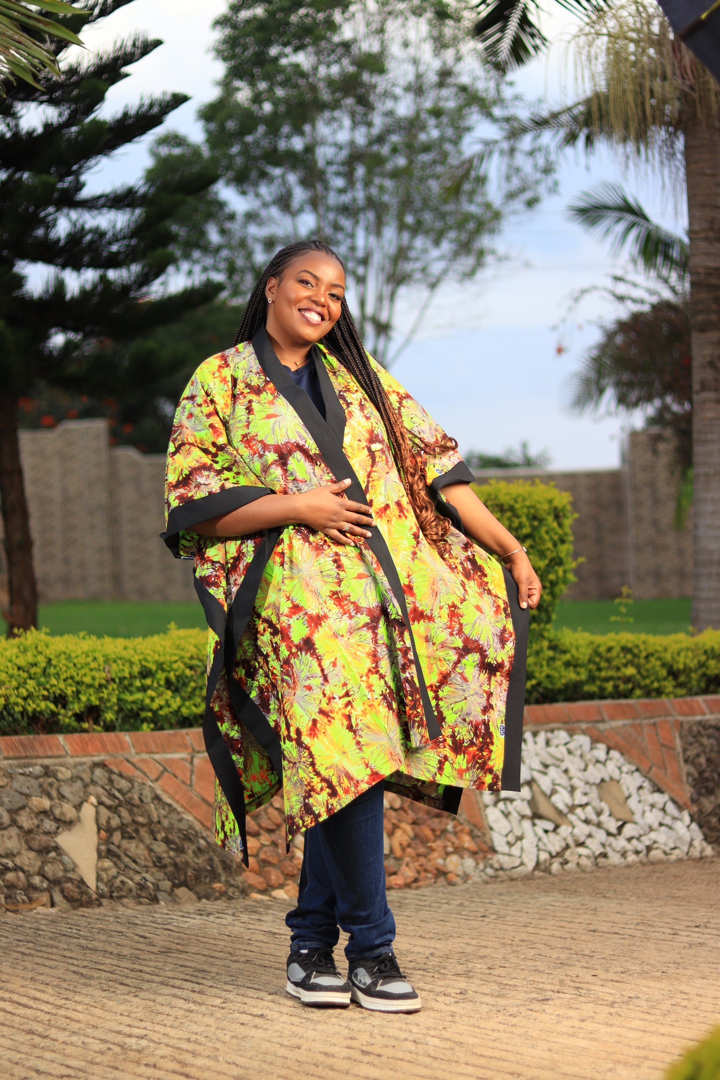 Green kimono | Asili Atelier 