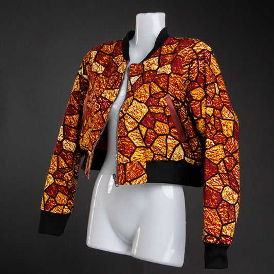 Reversible Crop Bomber Jackets