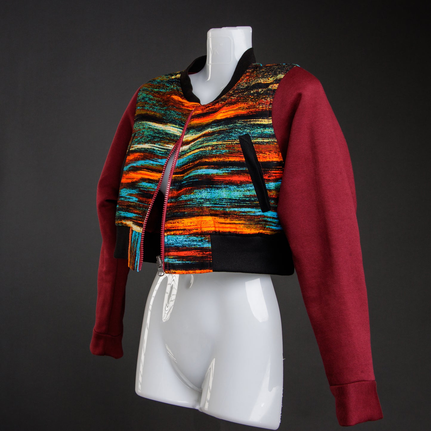 Reversible Crop Bomber Jackets