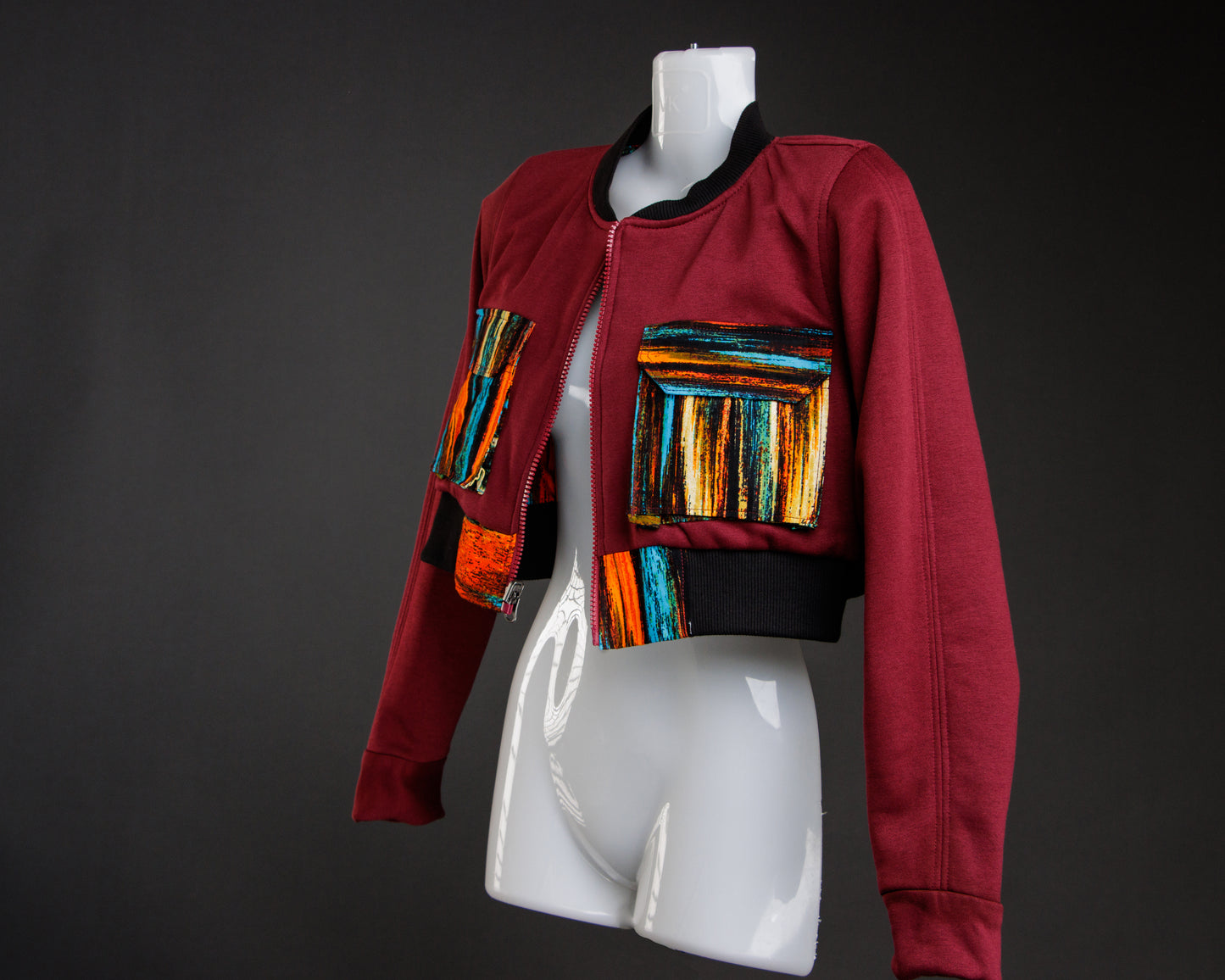 Reversible Crop Bomber Jackets