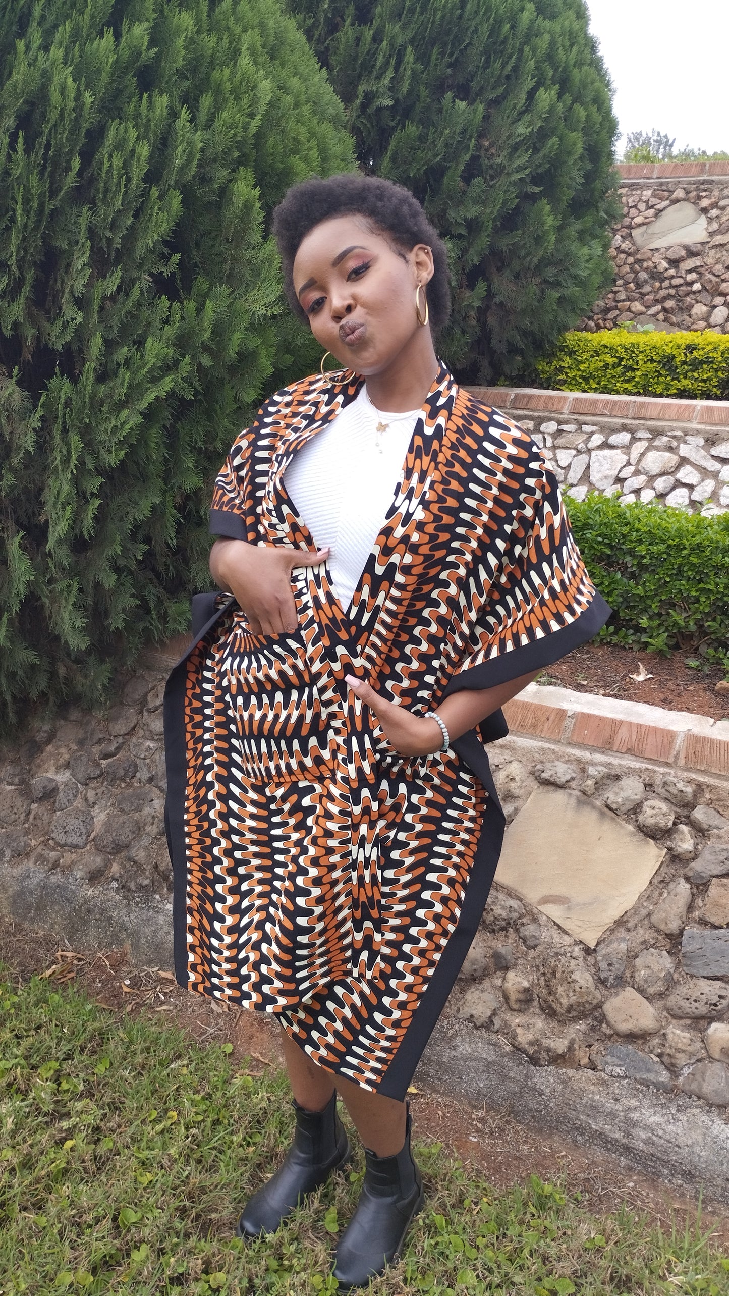 abstract kimono | Asili Atelier