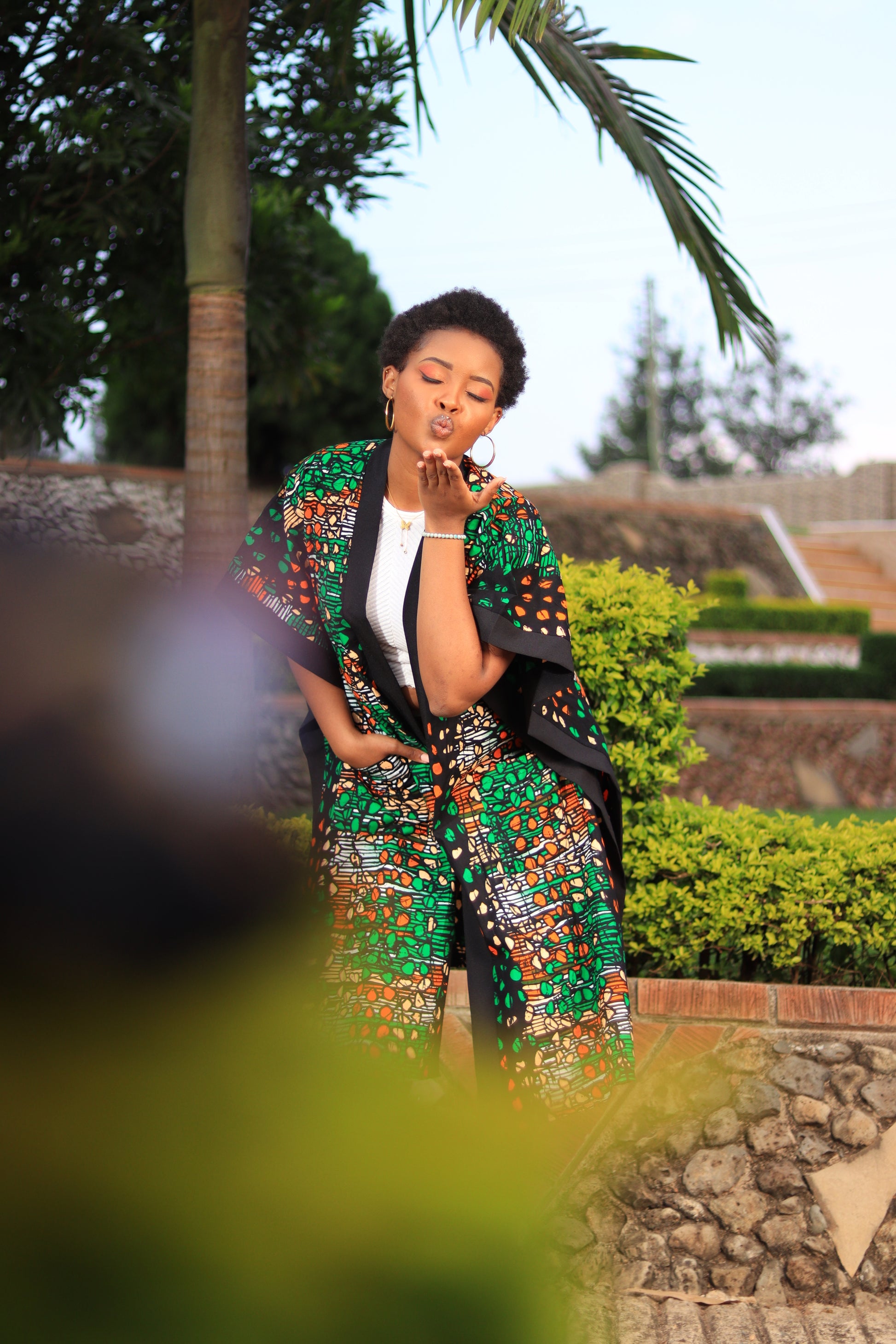 geometric kimono | Asili Atelier 