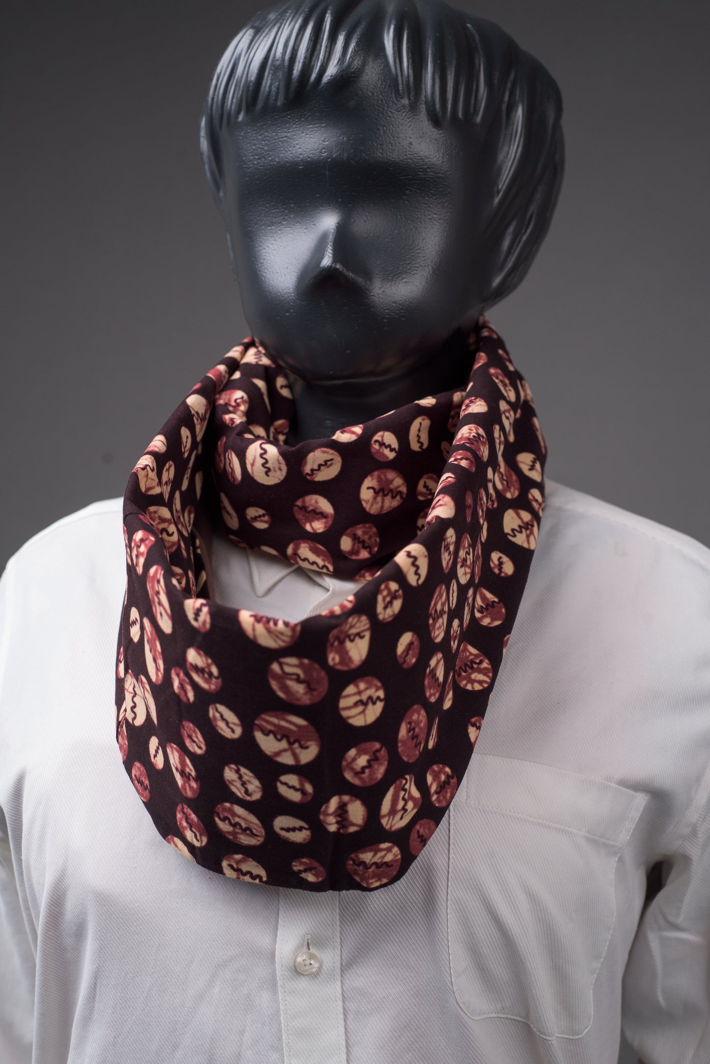 men infinity scarf | Asili Atelier 