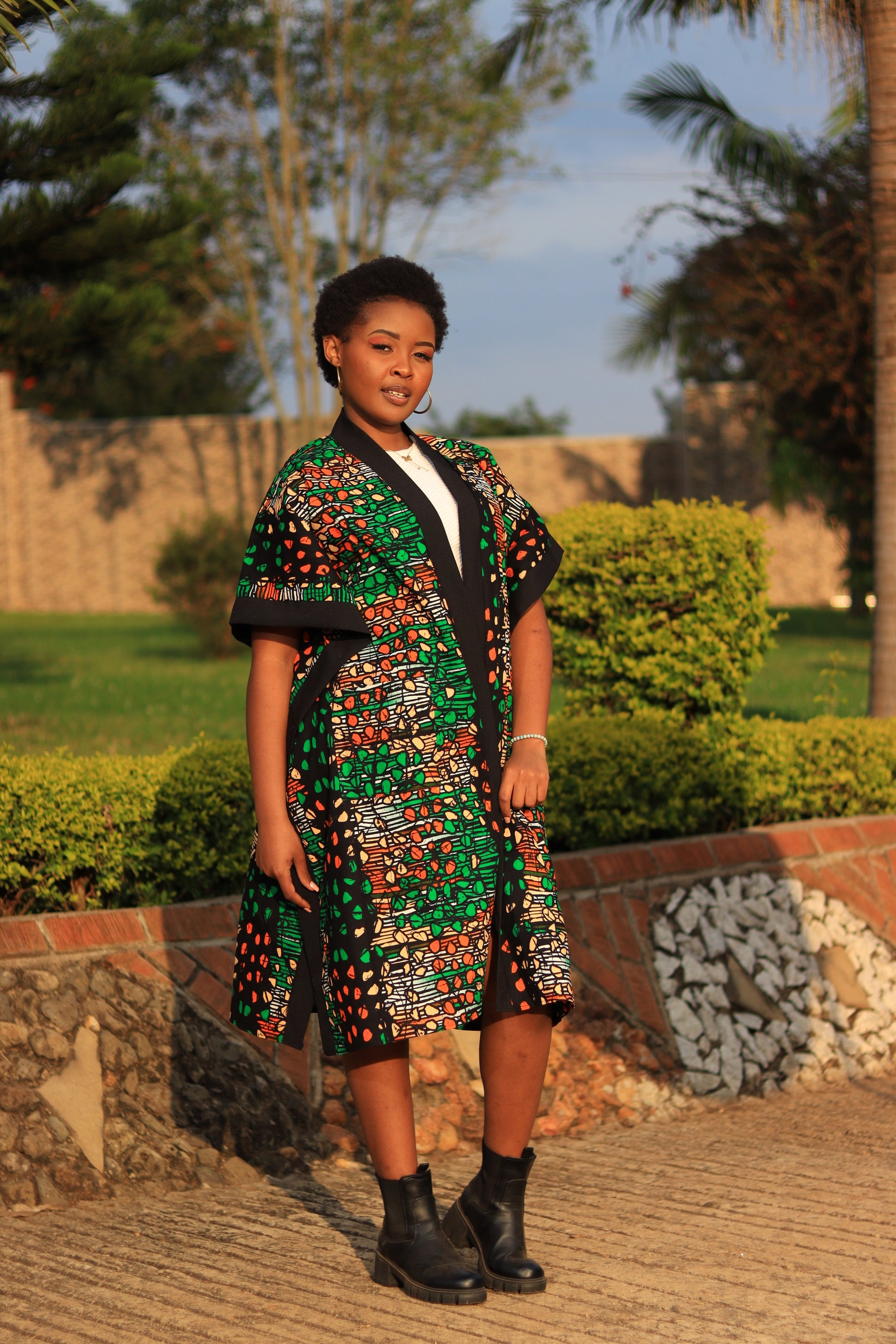 orange kimono | Asili Atelier 