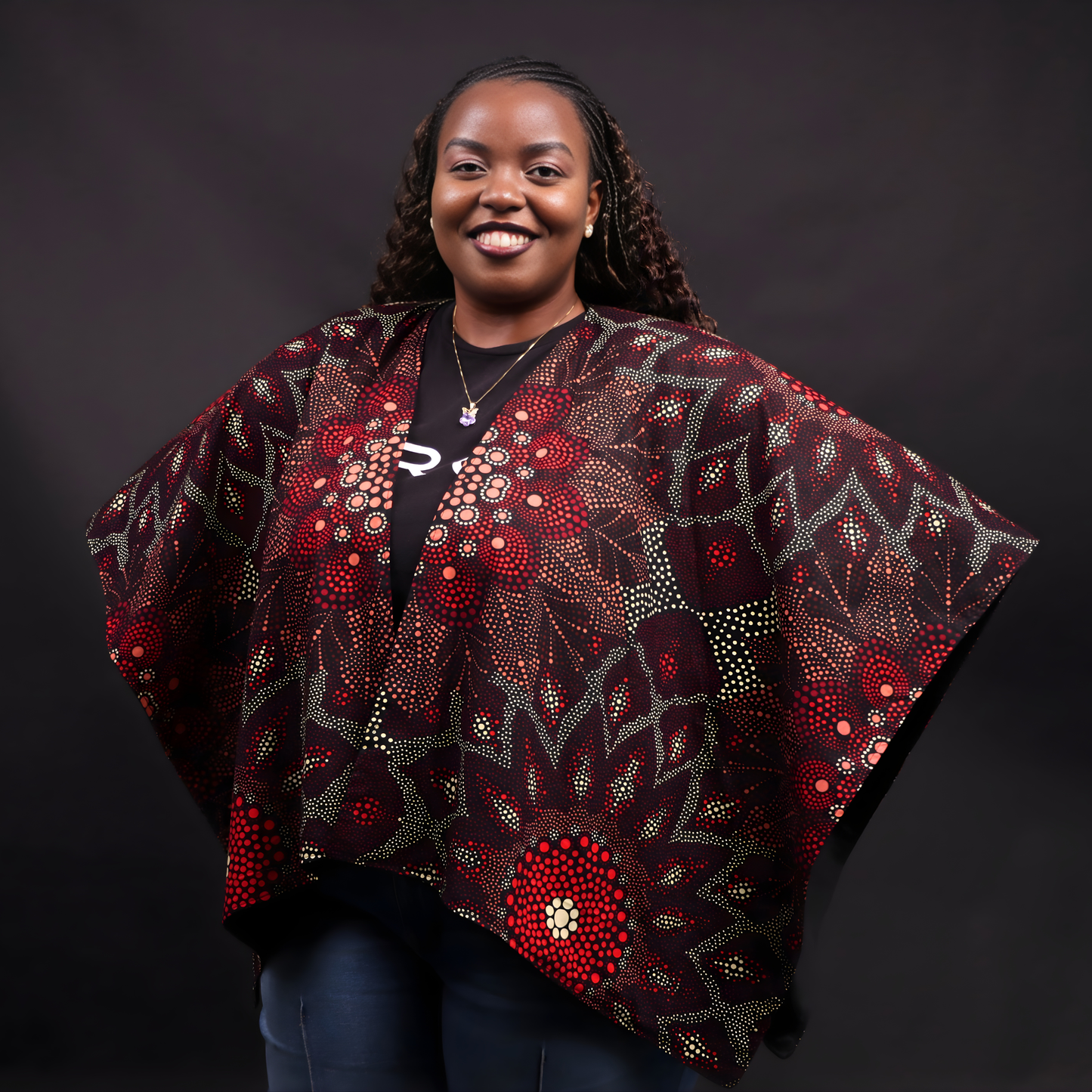 poncho cape shawl | Asili Atelier 