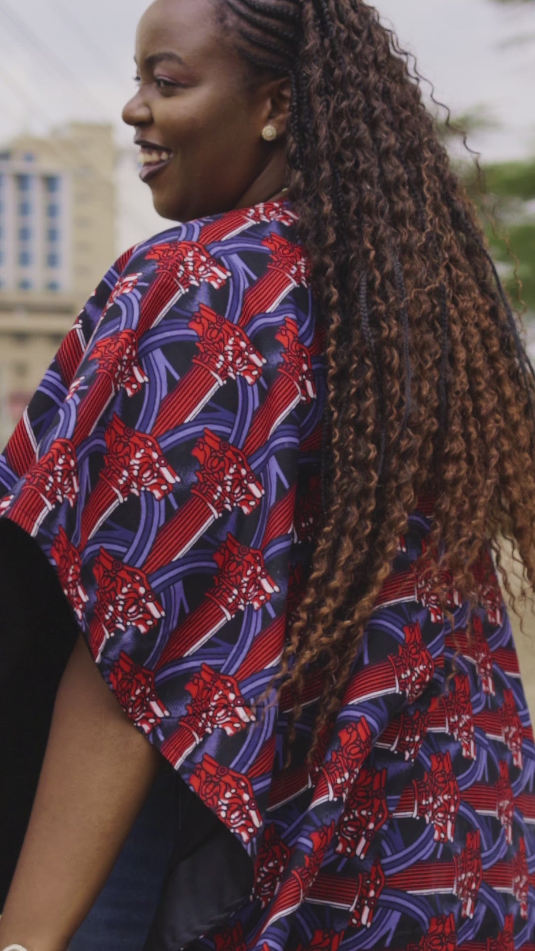Long Cape Shawl 